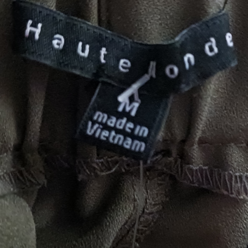 Haute Monde Olive Green Pants - Picture 4 of 6